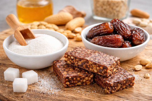 Azúcar refinada vs dátiles: la diferencia real en las barras de proteína Bull Foods